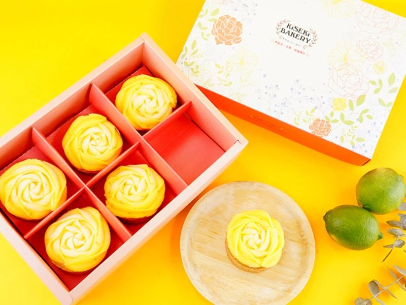 玫瑰塔禮盒 檸檬口味 6入